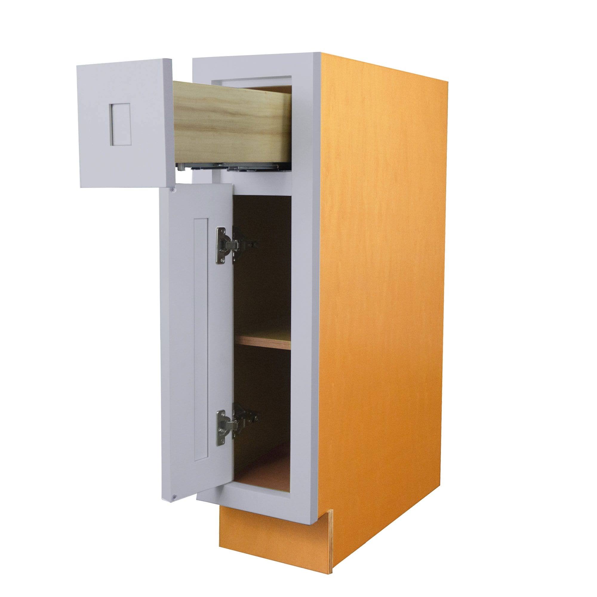Light Gray Inset Shaker Kitchen Cabinet Single Door Single Drawer J717