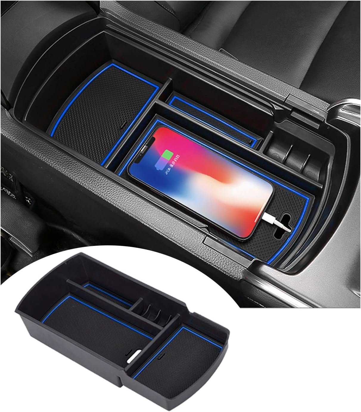 Center Console Organizer Tray Armrest Box Storage Divider R554
