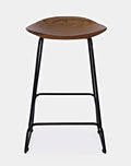 Solid Acacia Counter Height Backless Stool Set of 2 J138