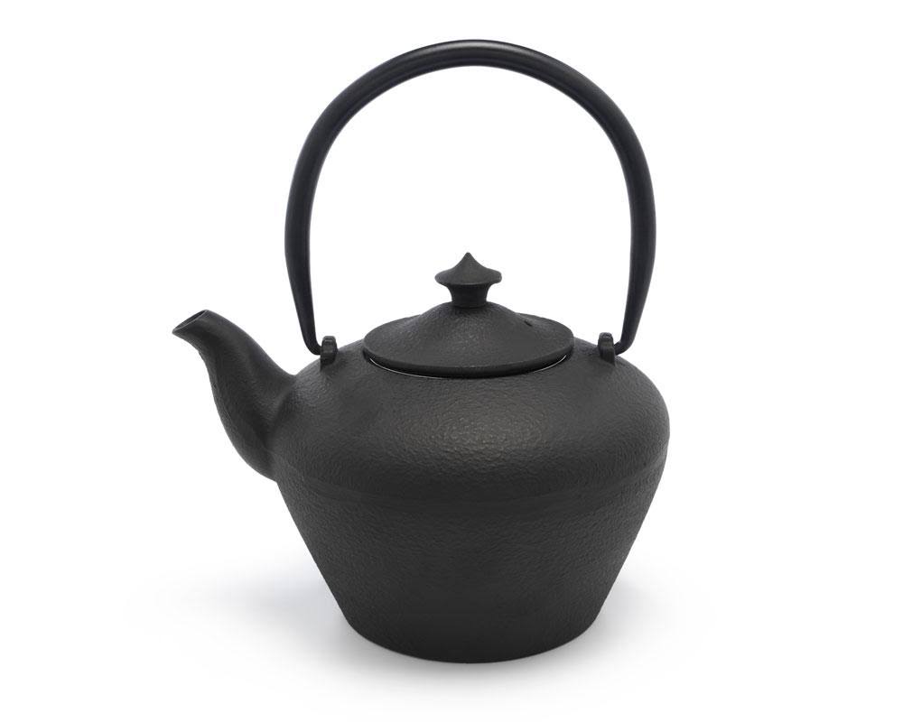 1 LITER Black Cast Iron Teapot X6023