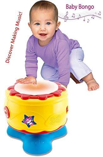 Infant Baby Bongo Drum Musical Toy with Lights Sounds S351315