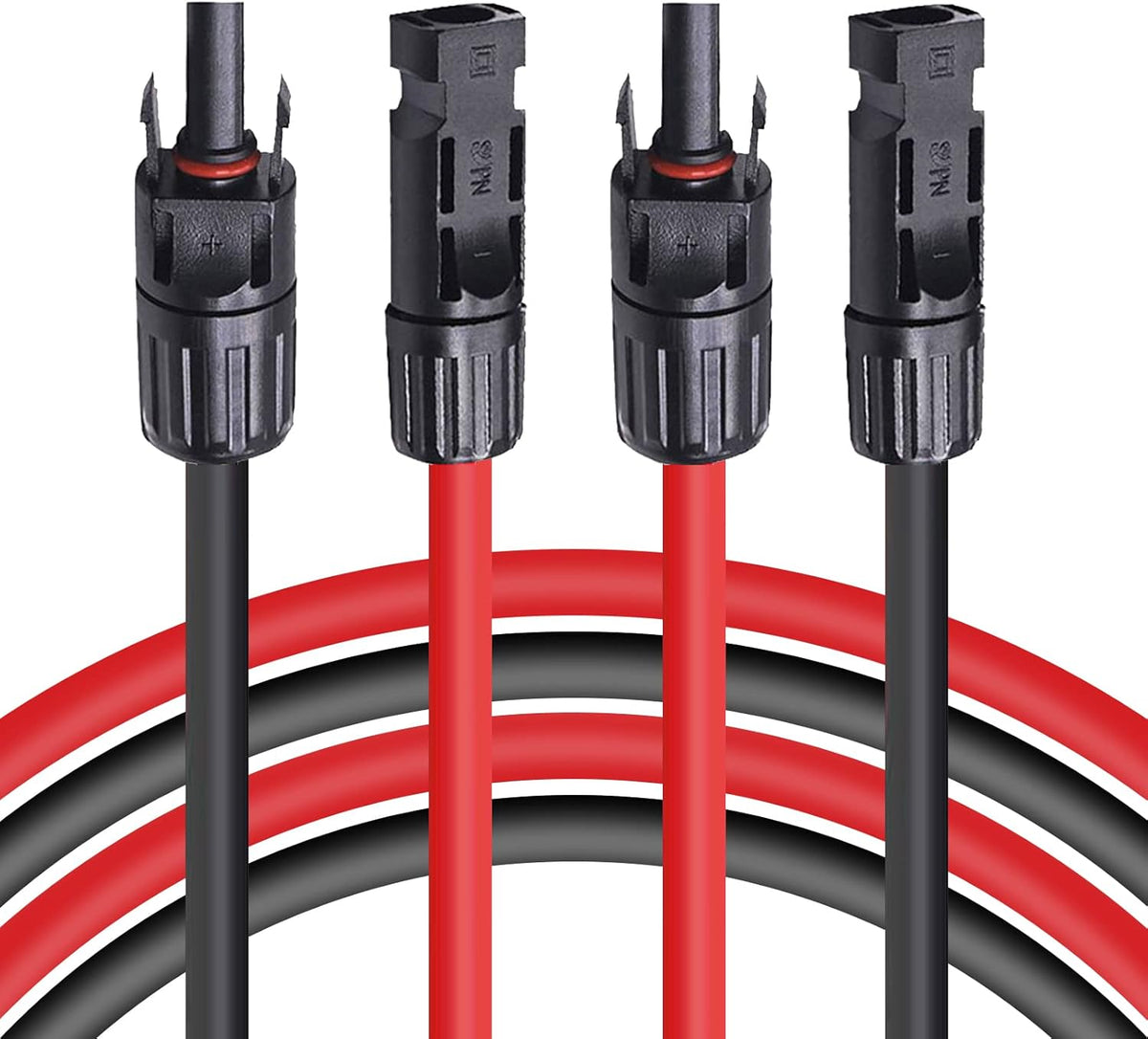 12 AWG Solar Extension Cable 3 Feet 2 PC O2272