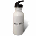 21 oz Black Sports Water Bottle Z224