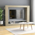 White Sonoma Oak Chipboard TV Cabinet B597