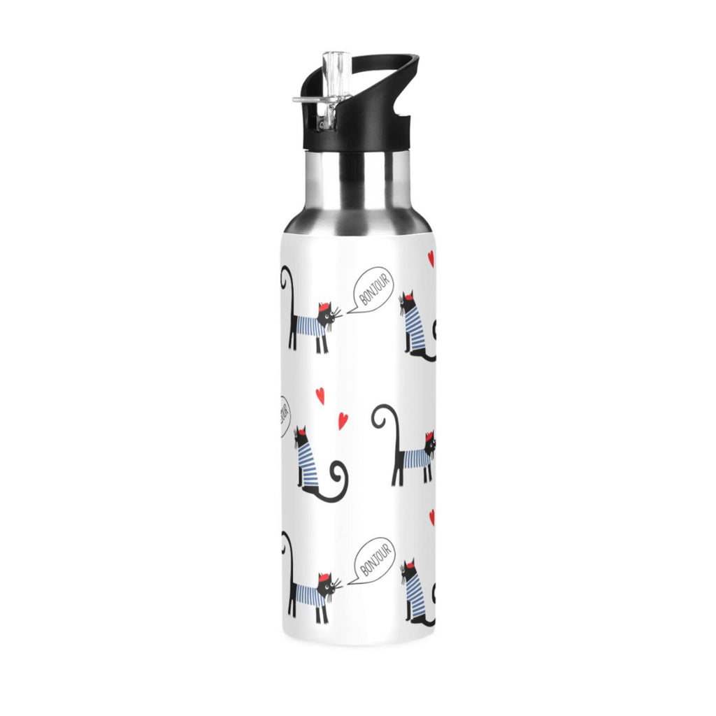 Stainless Steel Insulated Water Bottle with Straw Lid I759757