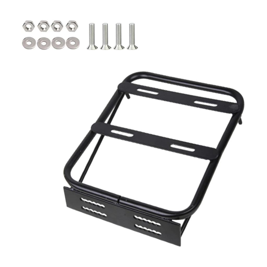 Black Motorbike Rear Tail Box Carrier Frame Bracket Rack O207274