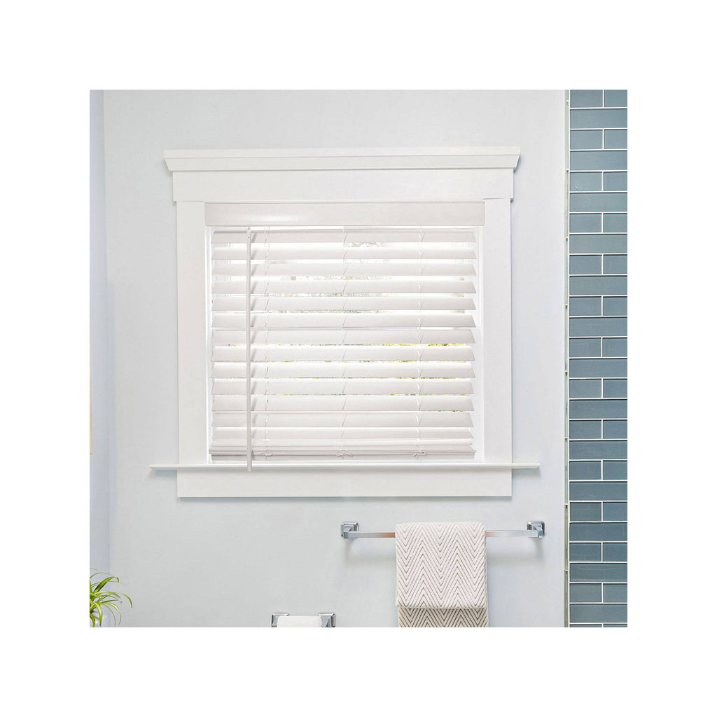 Cordless Faux Wood Blind W952