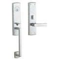 Non Lacquered Brass Left Hand Full Dummy Handleset B23473
