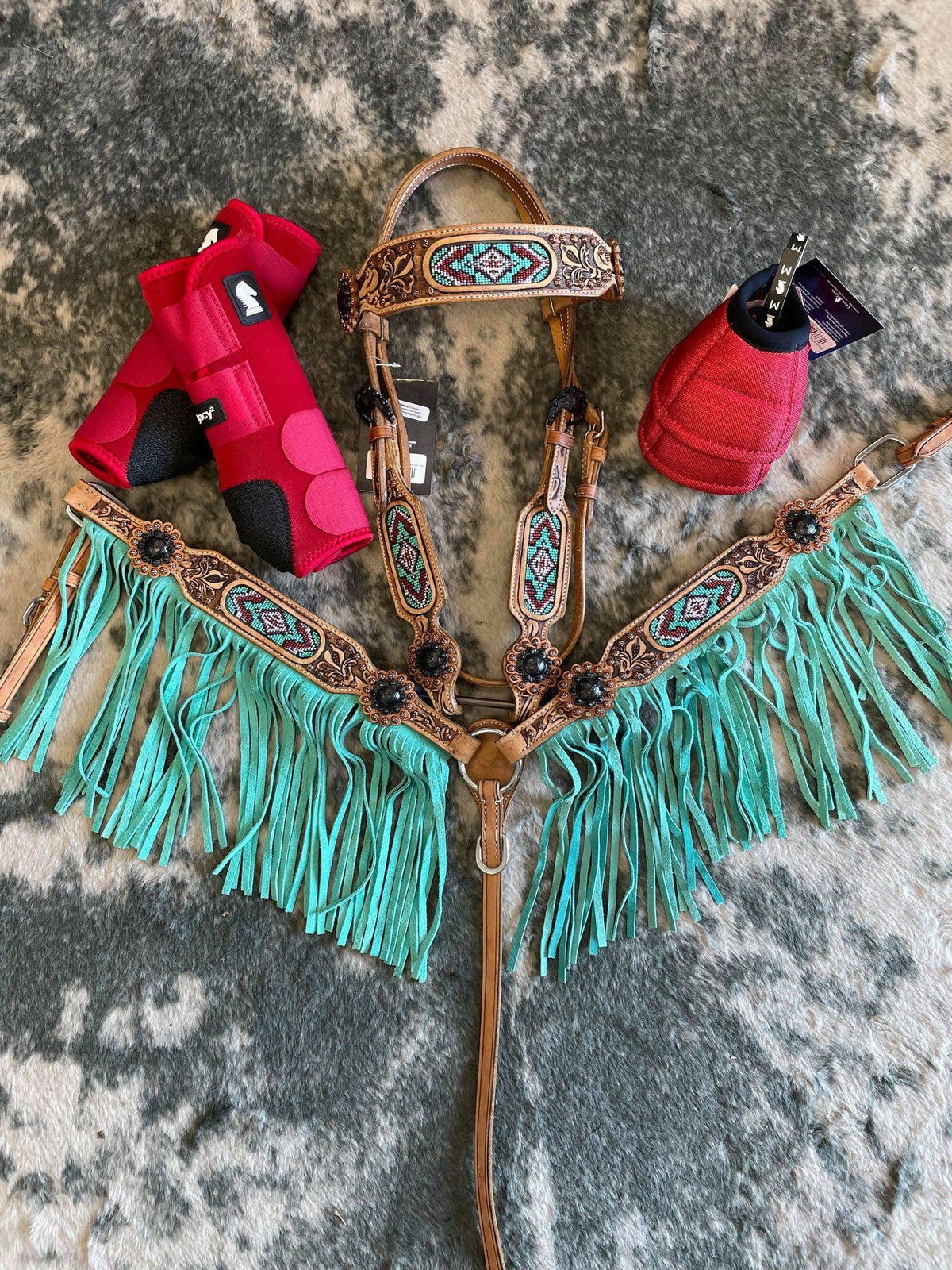 Isabella Headstall/Breast Collar Set R7758