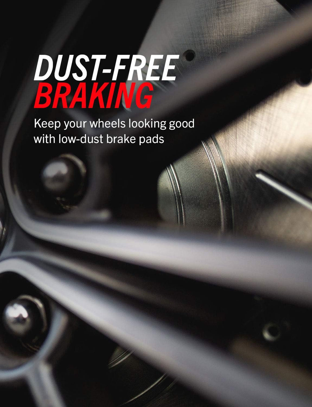 Front and Rear Carbon Fiber Brake Pads with Drilled & Slotted Brake Rotors Kit Q53601