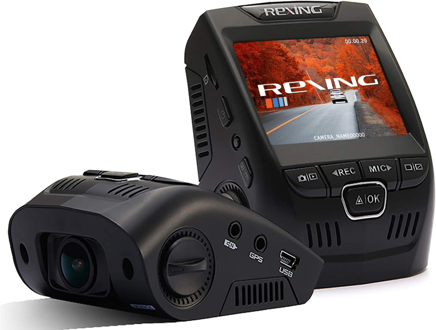 2.4 LCD Screen 170° Wide Angle Dash Cam, Pack of 2 J688388