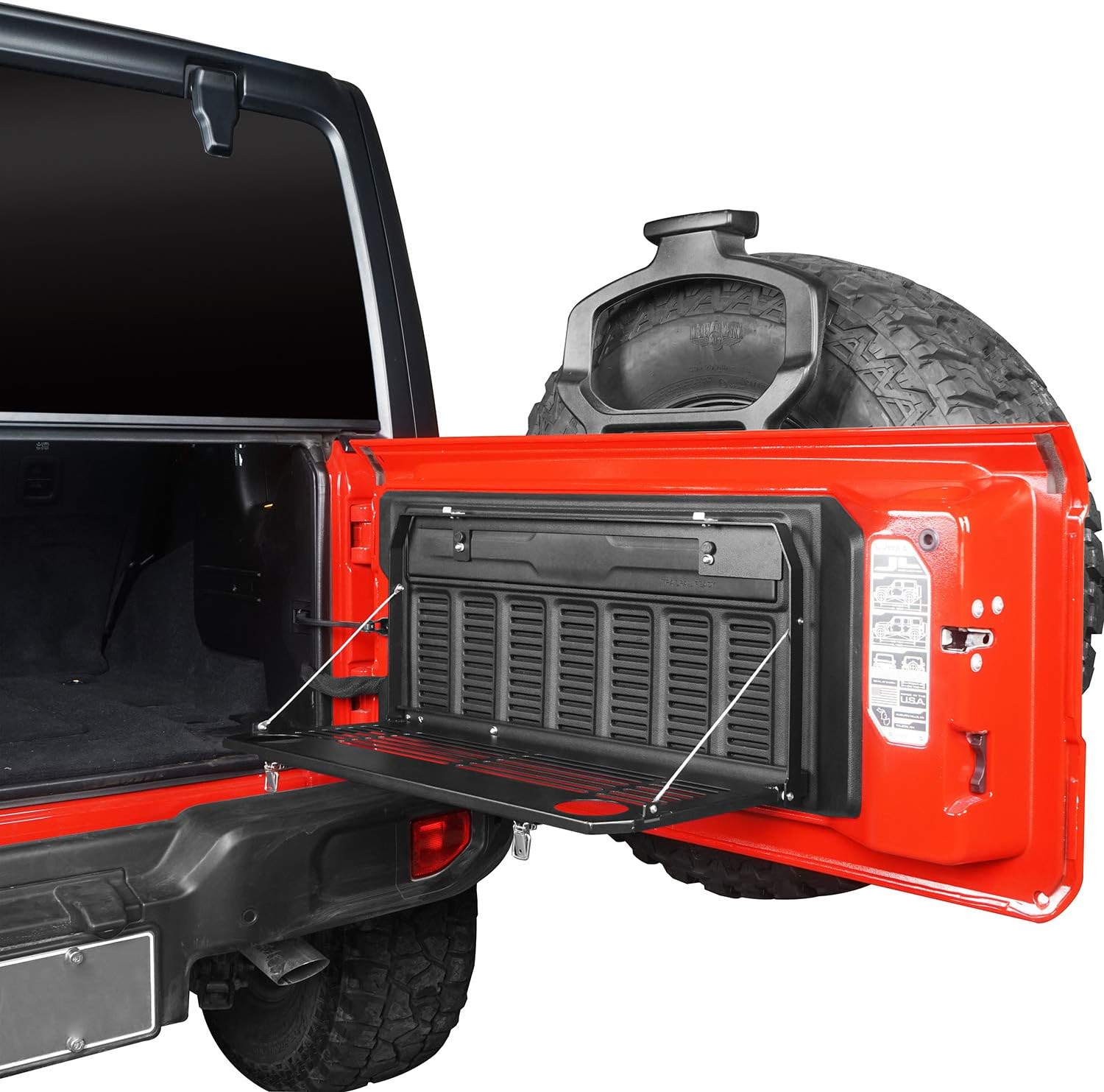 Foldable Tailgate Table Cargo Shelf F55196