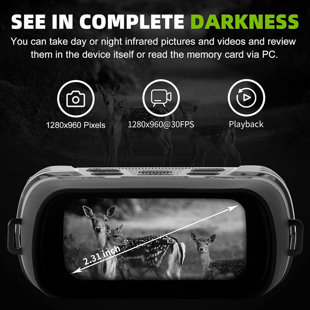 Night Vision Infrared Goggles with 32GB Card M560