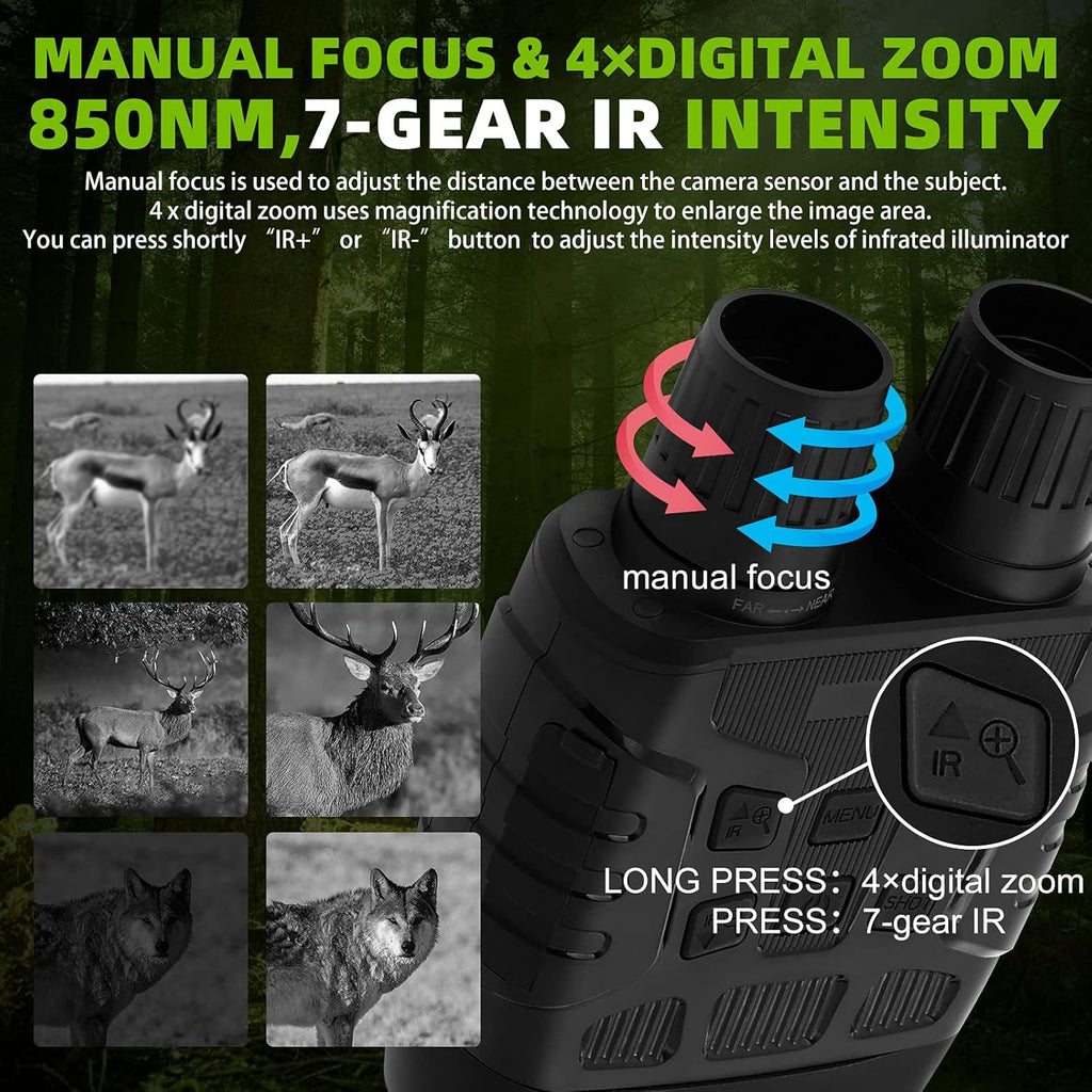 Night Vision Infrared Goggles with 32GB Card M560