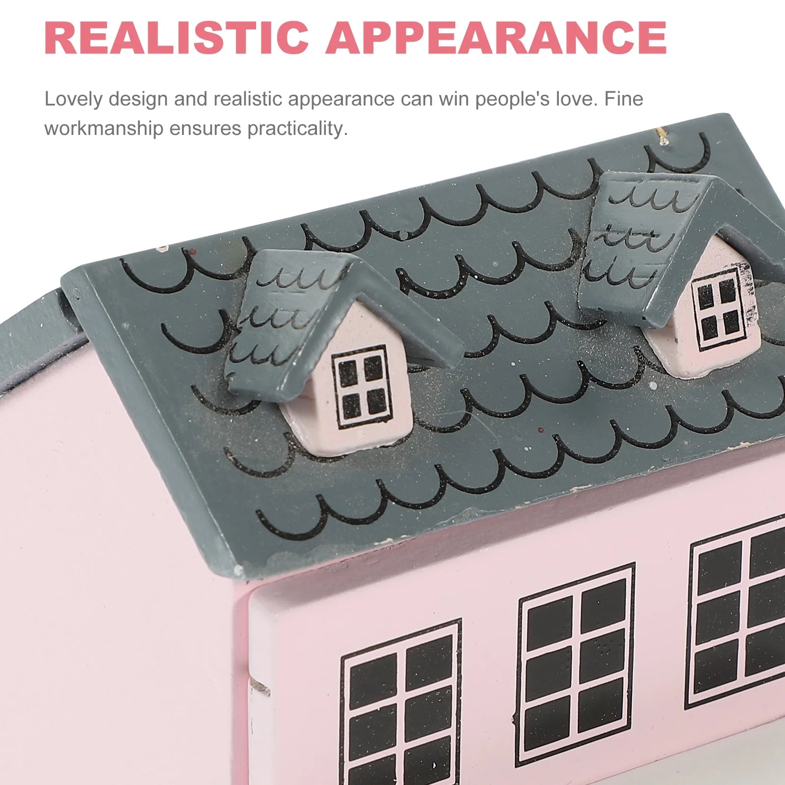 Miniature Wooden Doll House Villa Z291