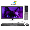 Desktop PC I5-3470 3.2Ghz 16GB 1TB DVDRW Windows 7 64 Bit WiFi with 17" LCD Monitor K52903