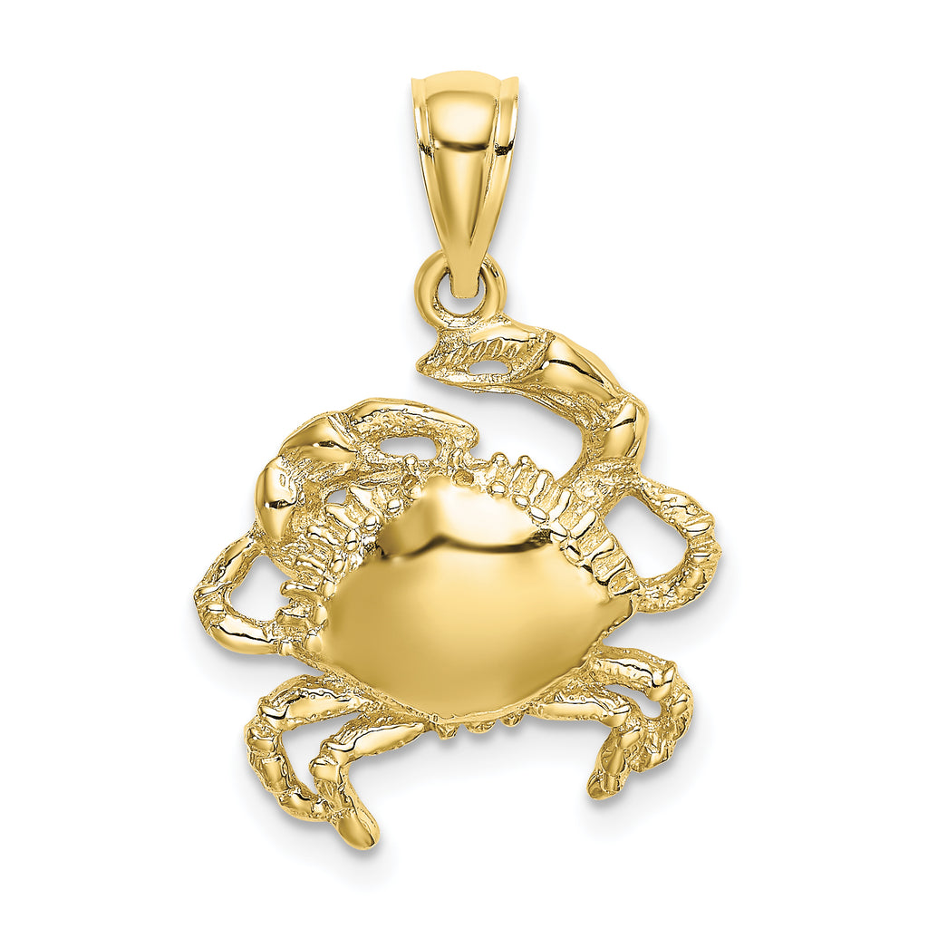 10K Yellow Gold Crab Charm O2246