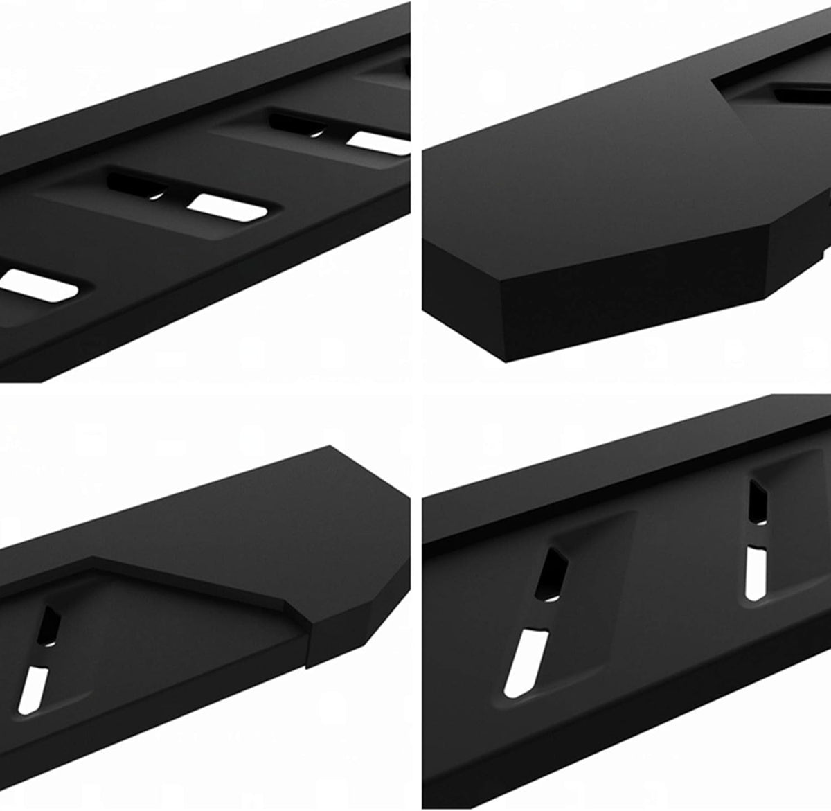 7 inch Black Heavy Duty Running Board Side Step Nerf Bar J5148