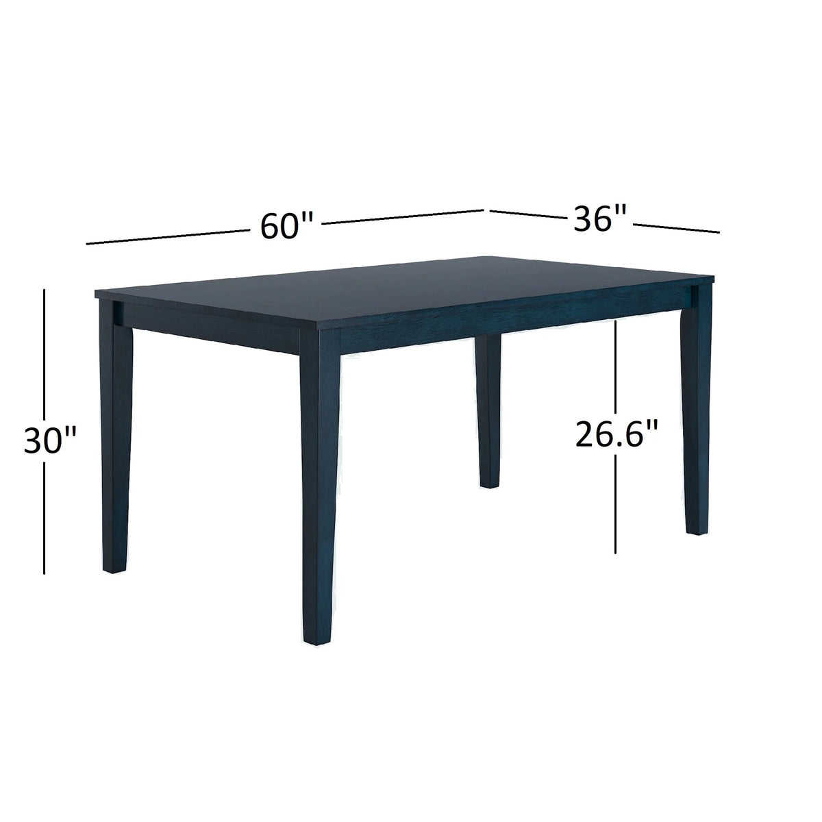 Large Wood Dining Set with 6 Slat Back Chairs K964167