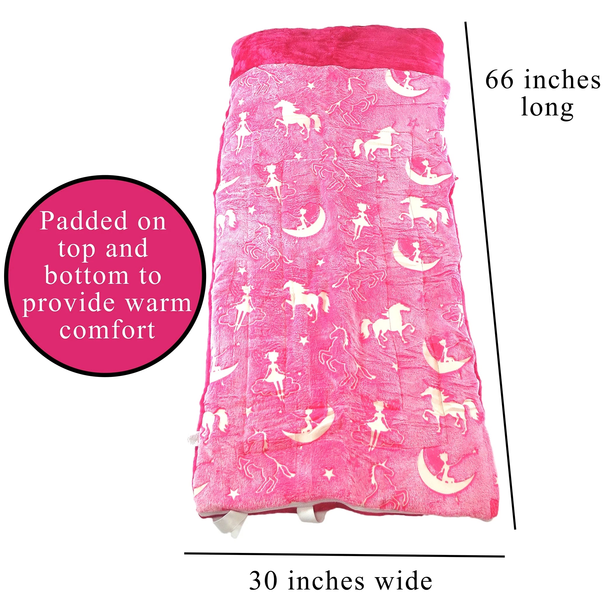 Glow in The Dark Sleeping Bag 66x30 in Z95127