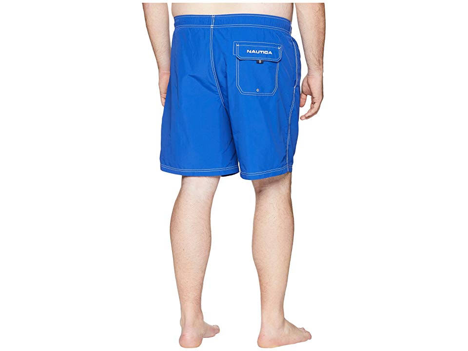 Men's Big and Tall Solid Quick Dry Swim Trunk S12458