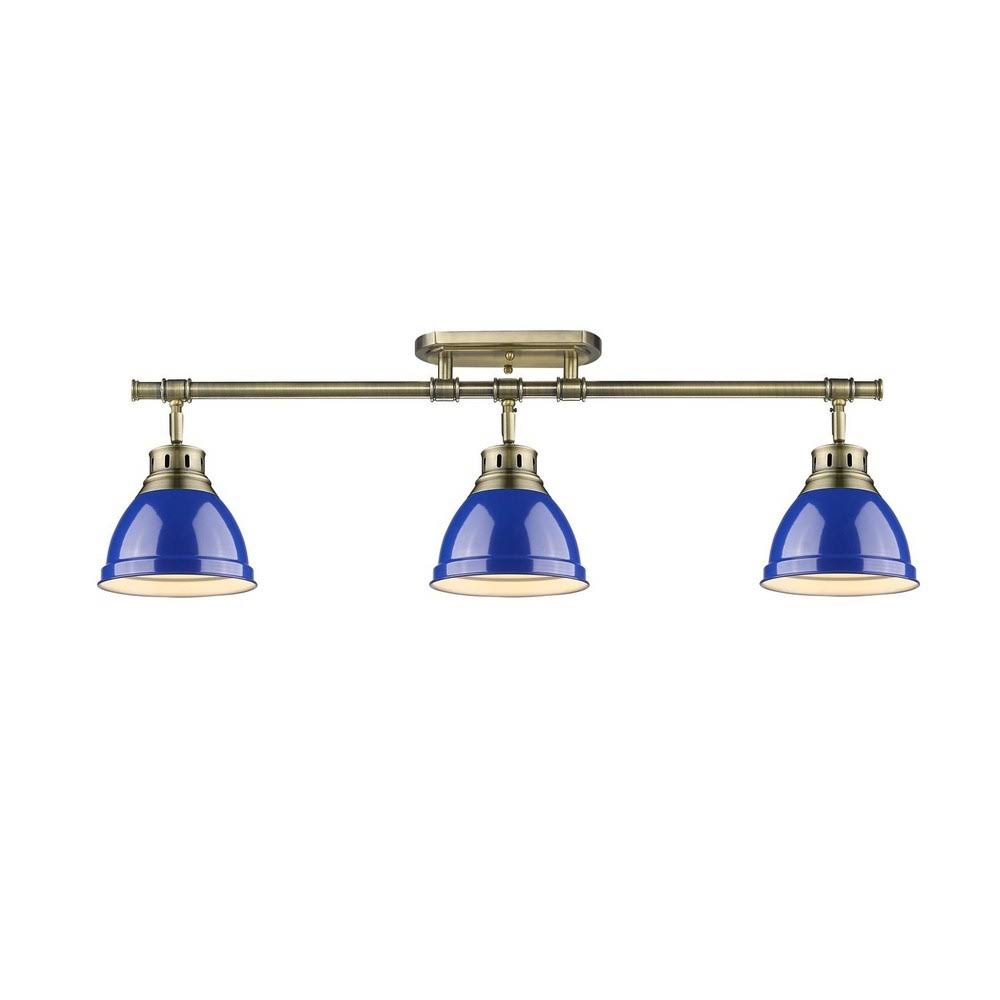 Chrome Semi-Flush Track Light F54069
