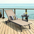 Brown Reclining Single Chaise R6670