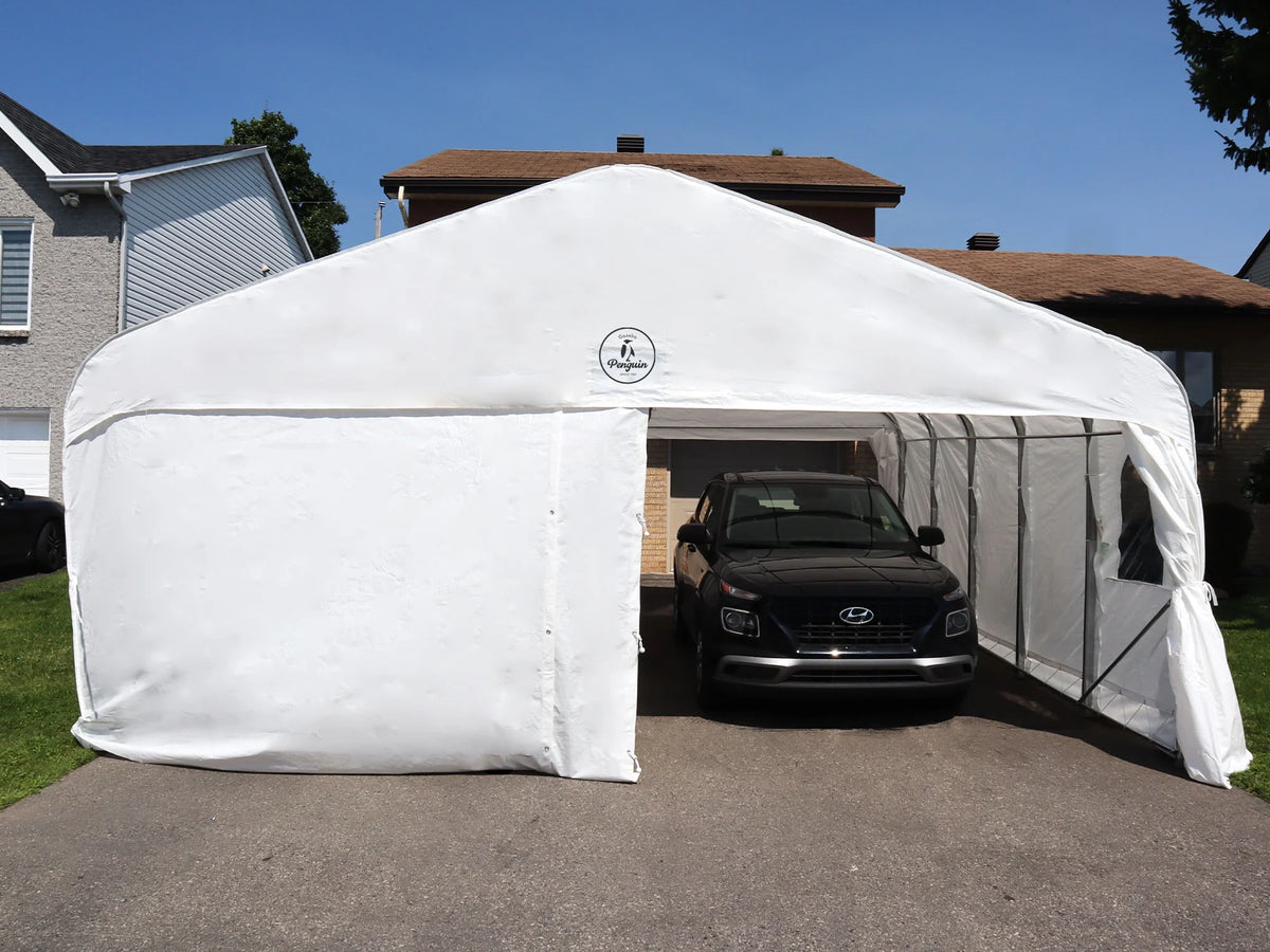 Double Car Shelter 18 ft x 20 ft E607320