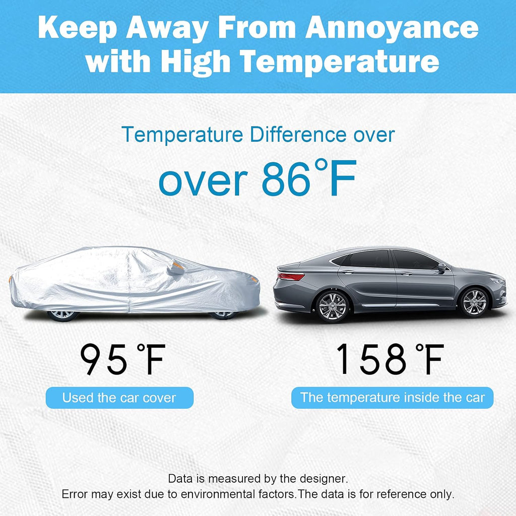 6-Layers Waterproof Car Covers E501