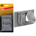 Aluminum Gray Weatherproof Outdoor Outlet Cover R8817