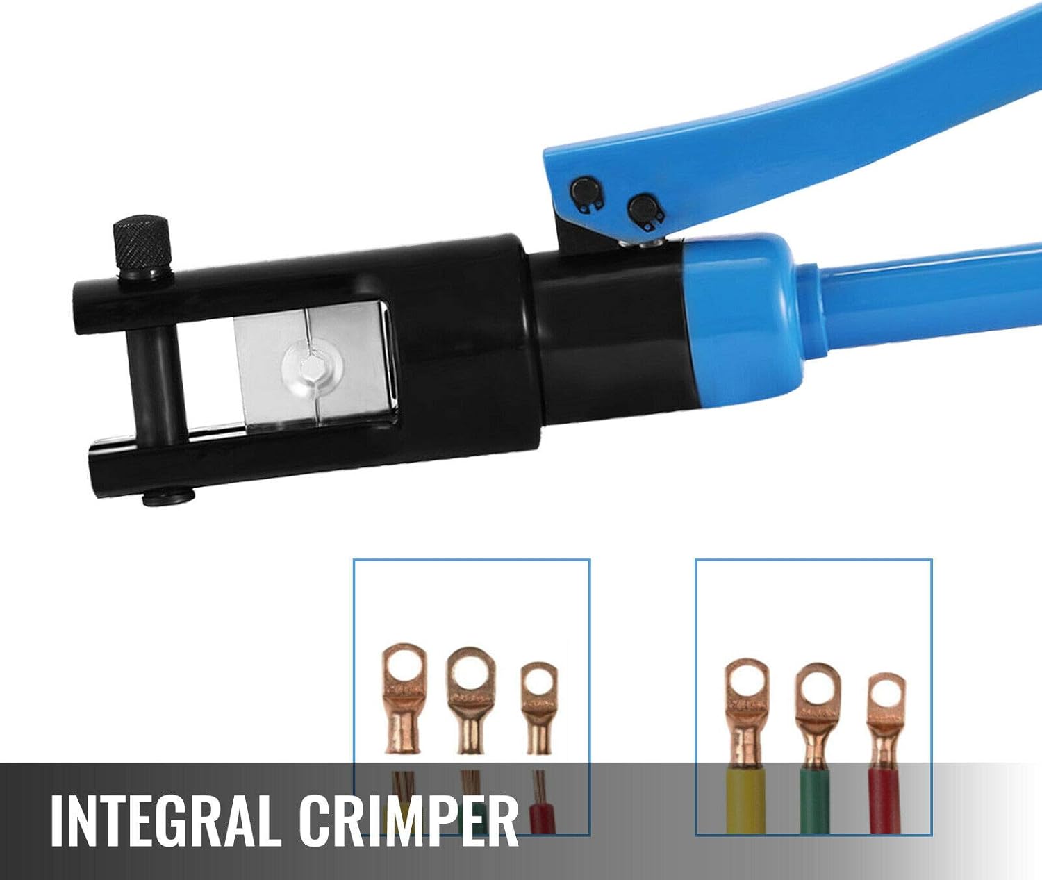 16 Ton Hydraulic Wire Crimper with 11 Dies I869055