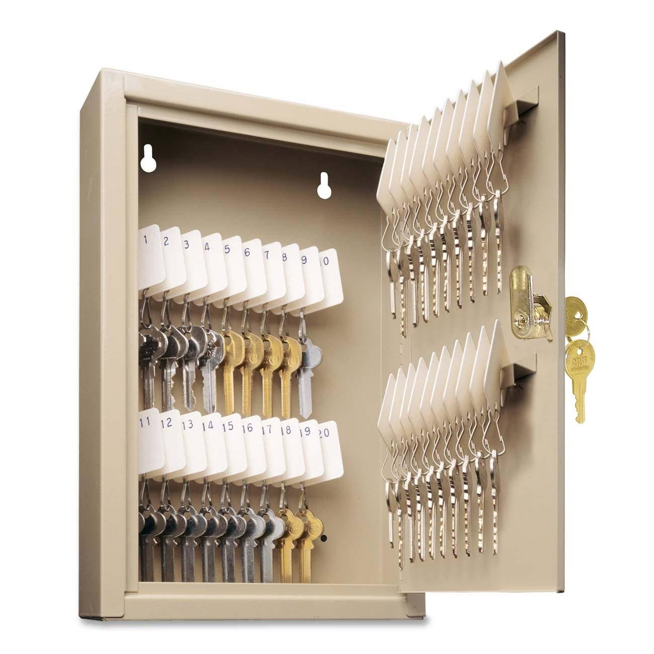 Locking Cabinet, 40-Key Capacity, Sand T8540