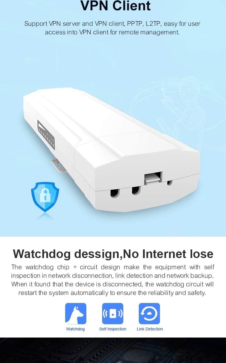 4G LTE Unlocked CPE Router with SIM Card Slot and Long Range LTE Antenna D749597