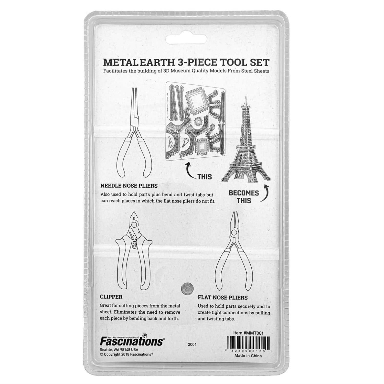 3-Piece Metal Earth Tool Kit W4599