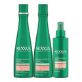 3 Pack Shampoo, Conditioner, and Leave-In Spray for Fine and Thin Hair with Keratin, Collagen, Biotin H298761