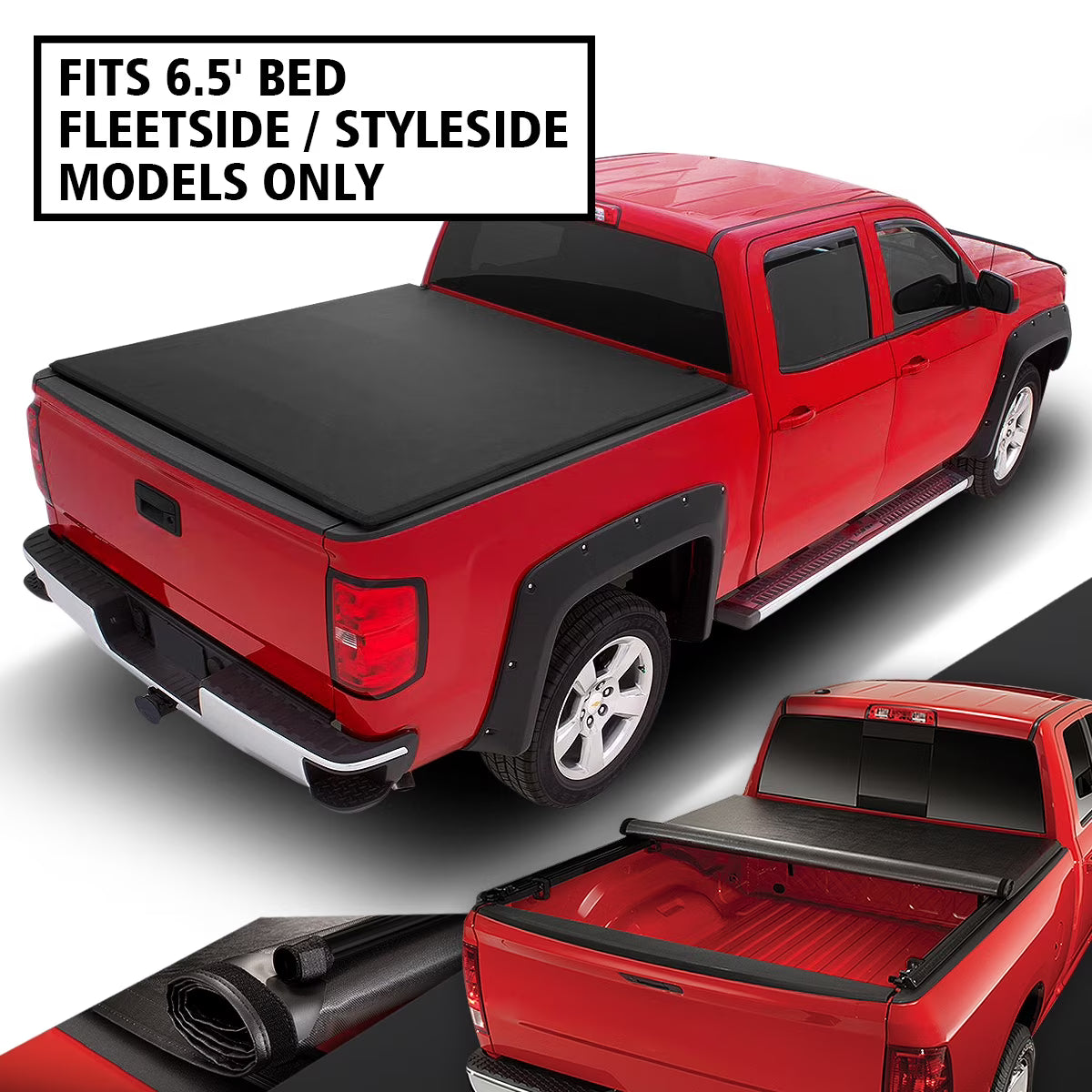 Roll-Up Soft Vinyl Tonneau Cover L86657