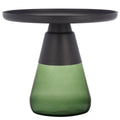 Black & Green Glass Base Table D977