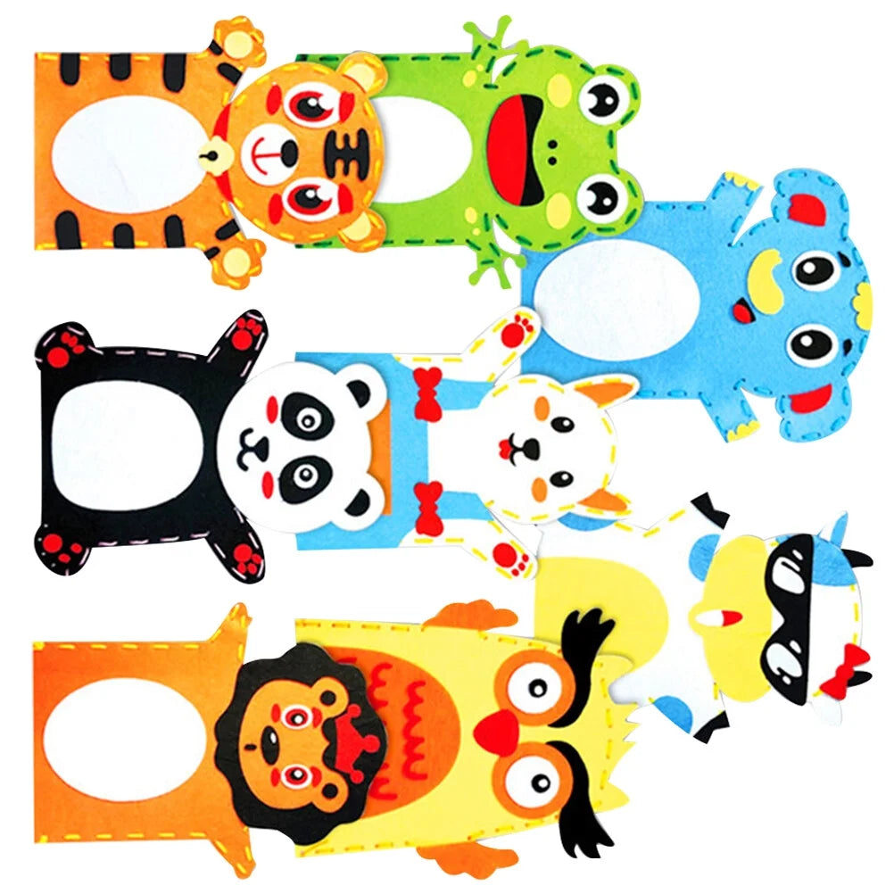 8PCS Creative DIY Handmade Doll Making Kit Fabric Weaving Educational Toys N36186