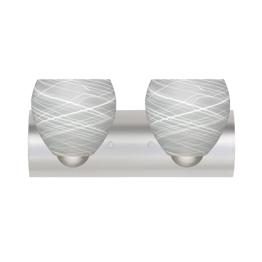 Satin Nickel Bathroom Light F4708