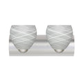 Satin Nickel Bathroom Light F4708