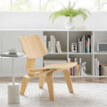 Natural Wood Lounge Chair A55253