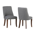 Slate Grey Dining Chair Set of 2 V234