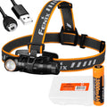 1200 Lumen Rechargeable Headlamp with White & Red Lights H65193