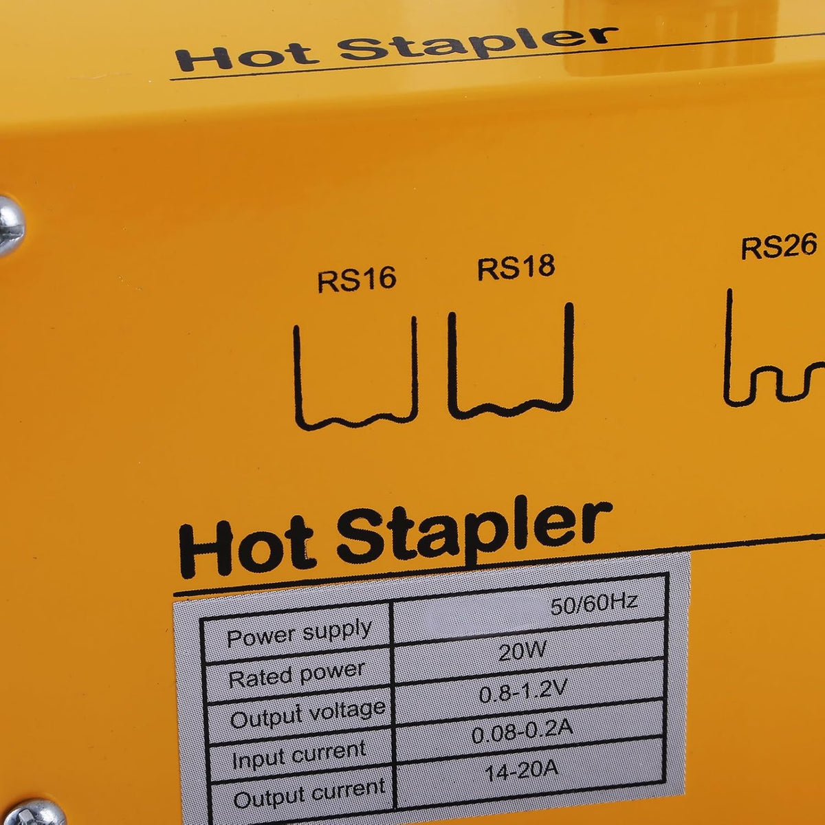 20W Plastic Welder Kit with 600 Staples, Pack of 2 S817