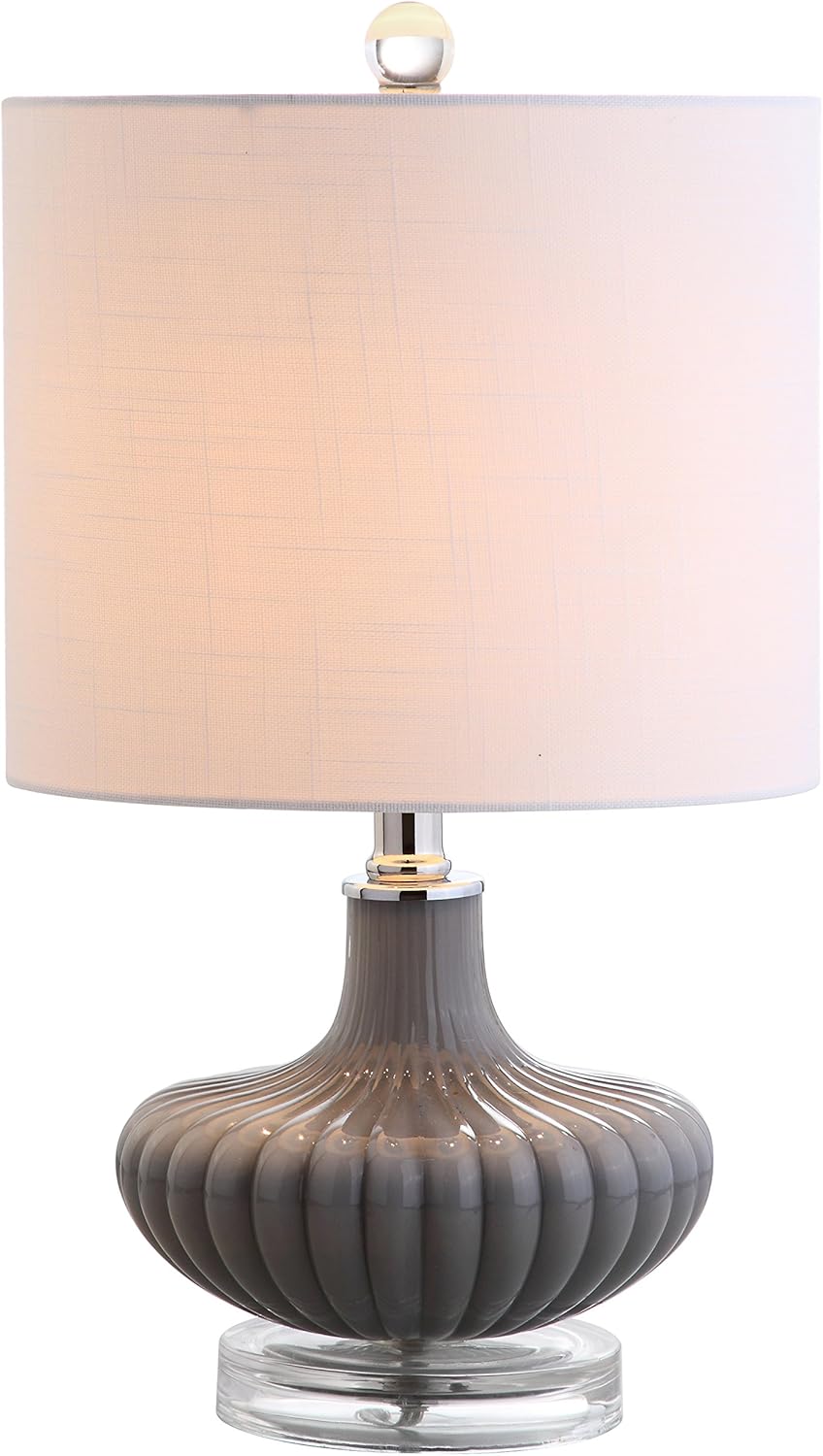 Gray Glass and Lucite LED Table Lamp Z505549