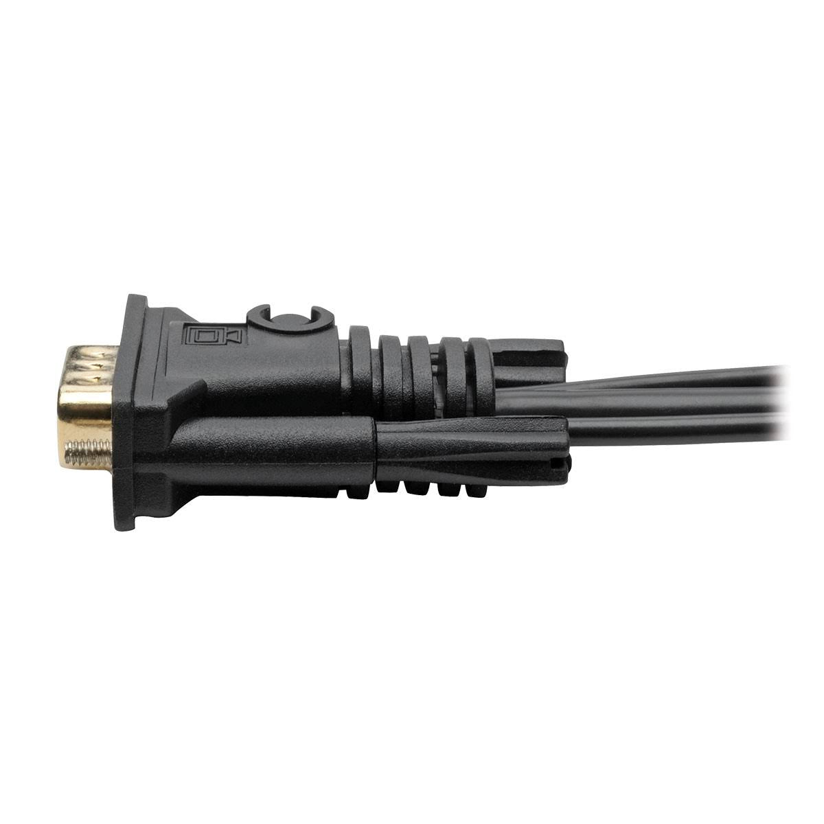 Black 6 ft VGA to HDMI Adapter Cable S62477