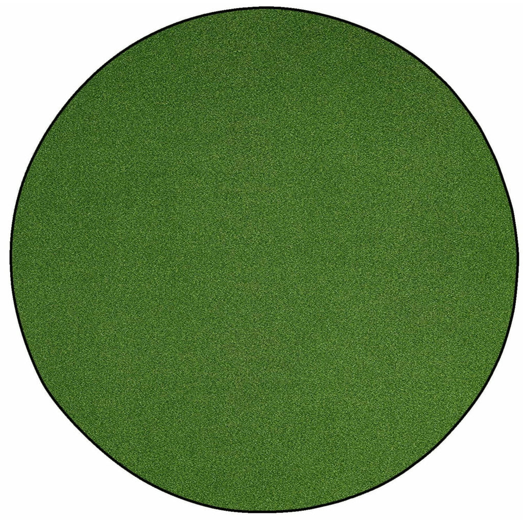 Green Turf Artificial Grass Half Round Area Rug and Runners X7104