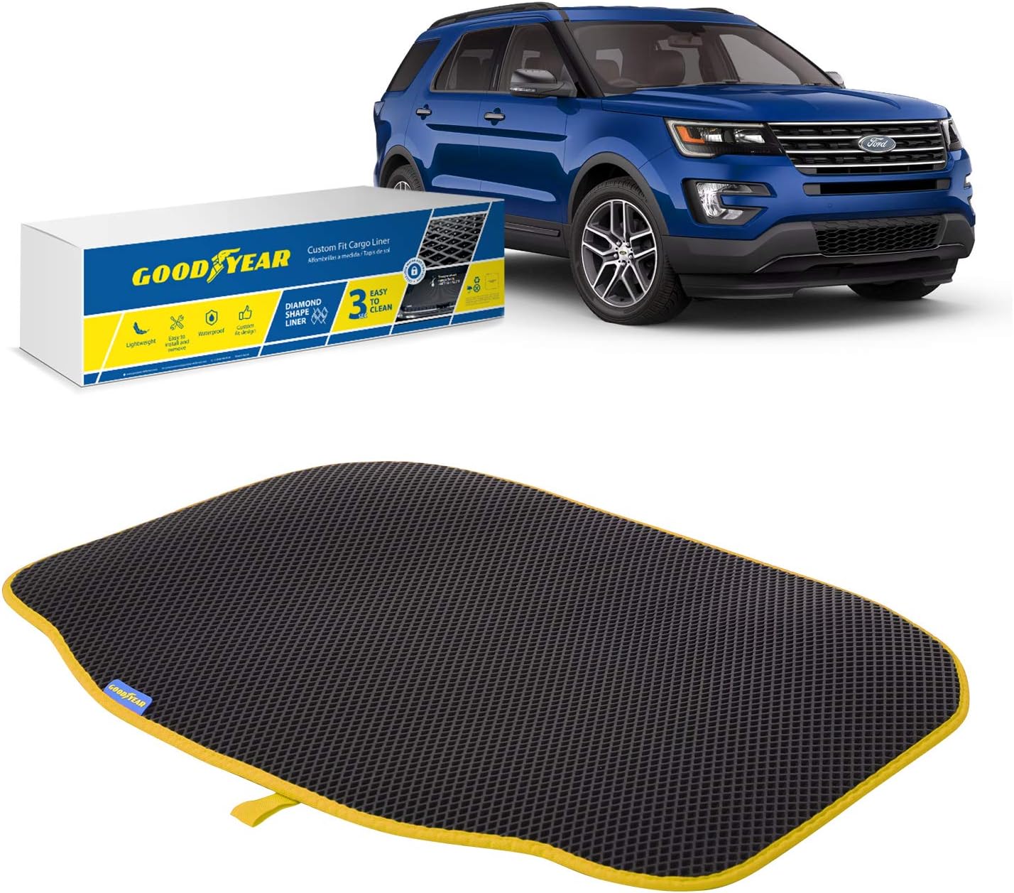 4 pcs in-Channel Window Deflectors for Ford Explorer 2011-2019 X821