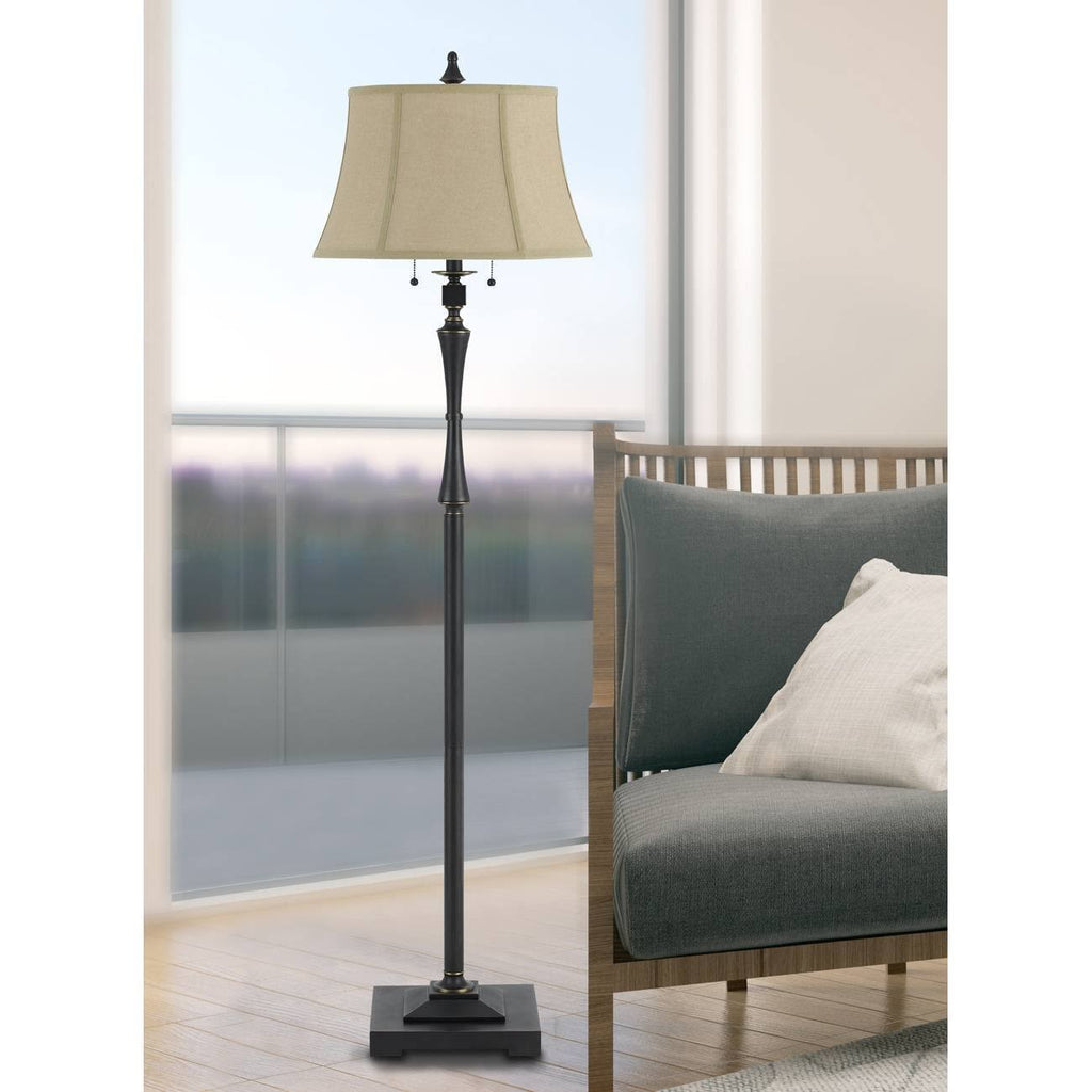 Bronze Metal Twin Pull Floor Lamp A961
