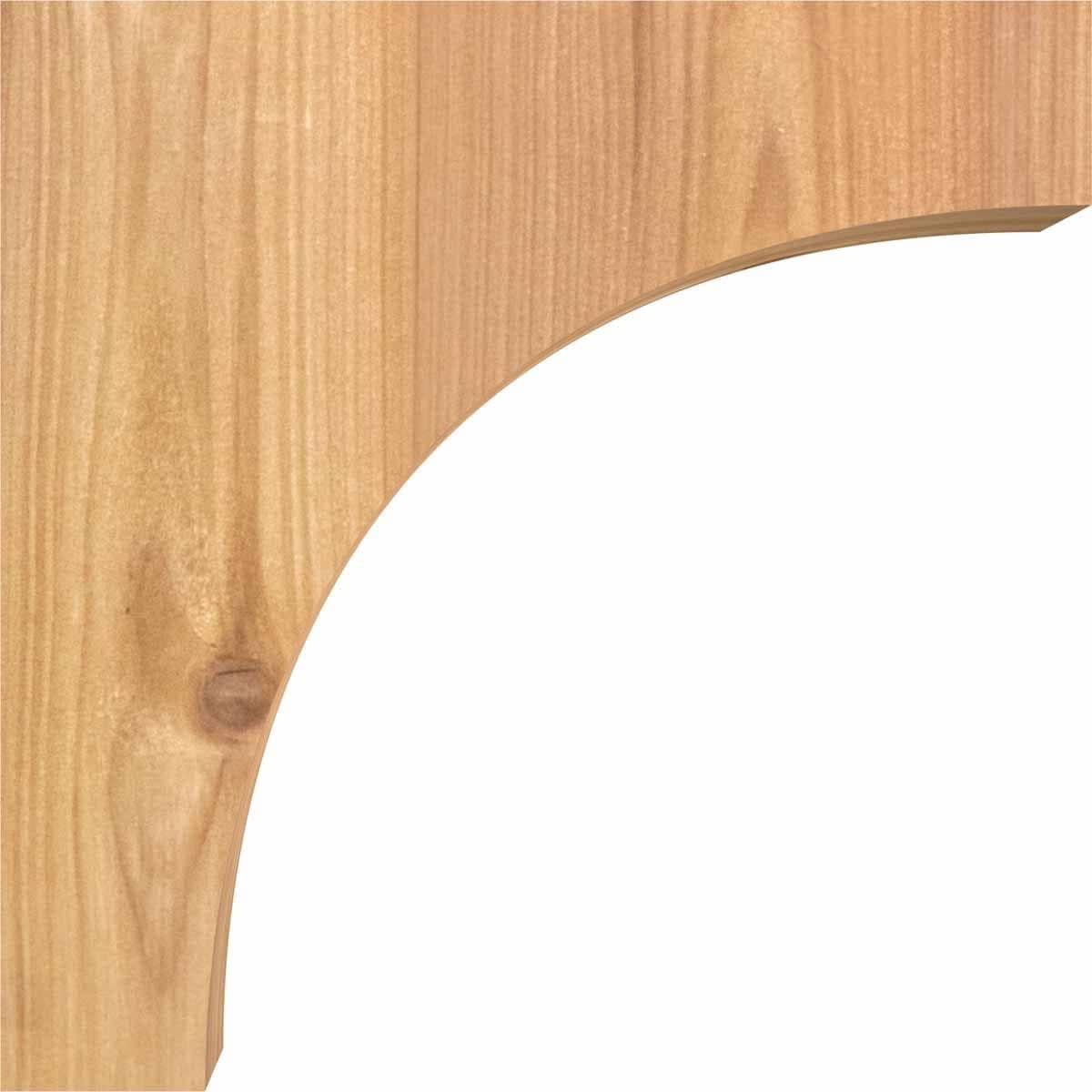 5 1/2x22W x 12x22D x 28x22H Western Red Cedar Corbel I1567